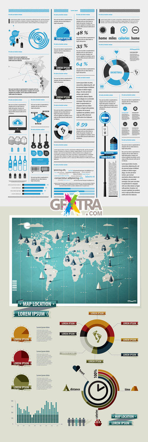 Infographics Vector Pack #18