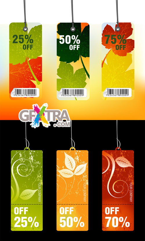 Shopping Discount Vector Tags