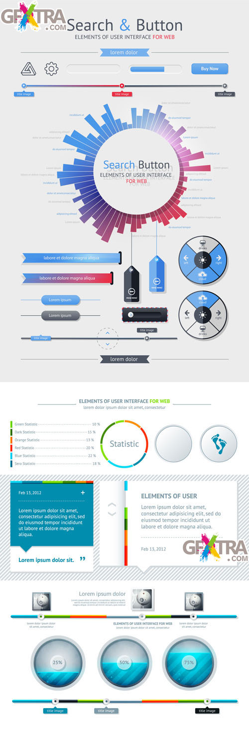 Infographics Vector Pack #23