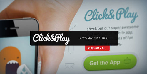 ThemeForest - Click & Play - App Landing Page