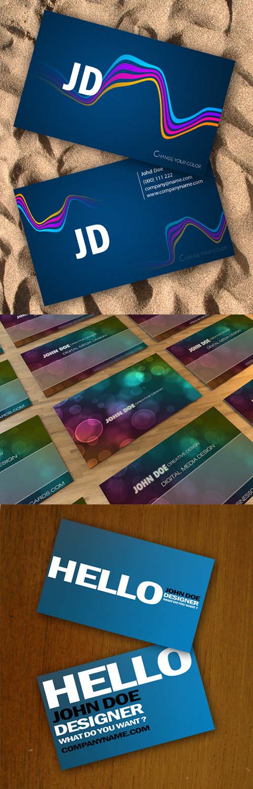Modern Business Cards Template Pack