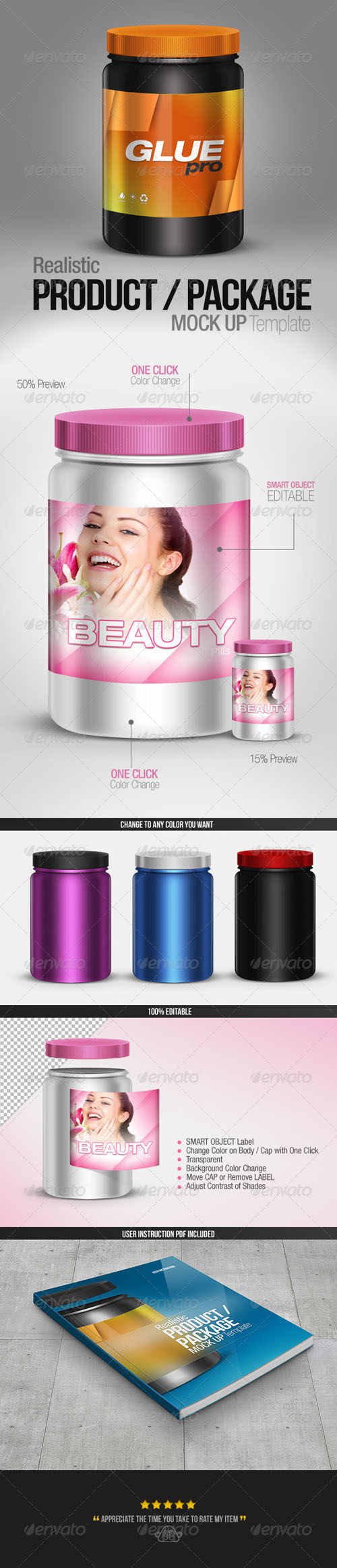GraphicRiver - Realistic Product - Package Mock up