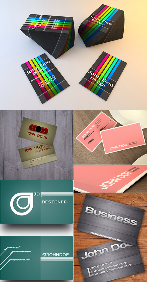 Business Card Psd Templates Pack 2