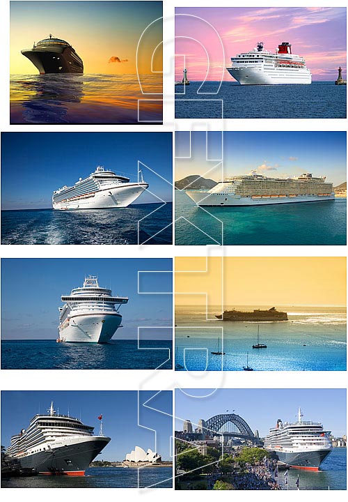 Cruise ships - UHQ Stock Photo