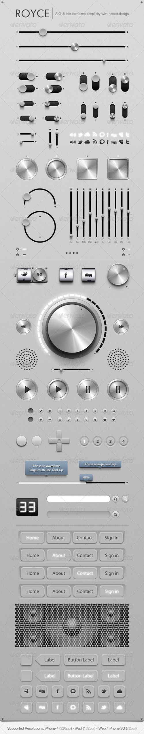 GraphicRiver - Royce - GUi - Graphical User Interface