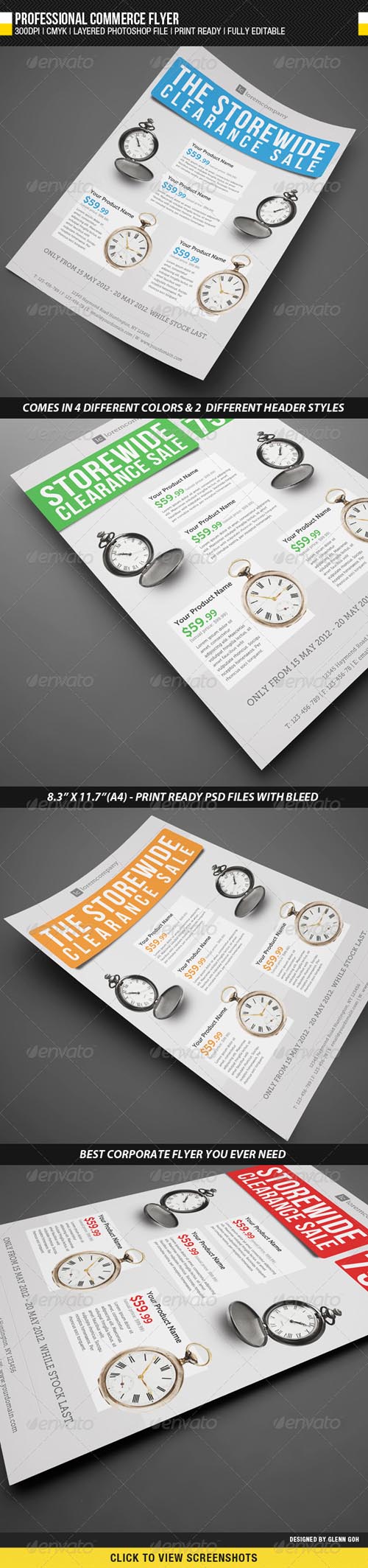 GraphicRiver - Professional Commerce Flyer