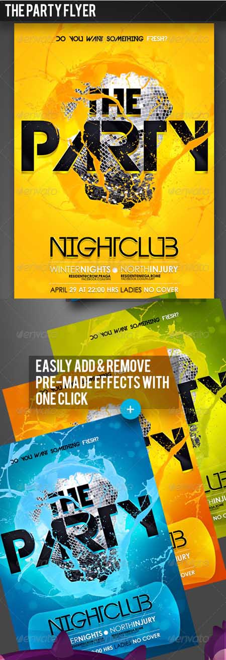 GraphicRiver - The Party Flyer PSD Template