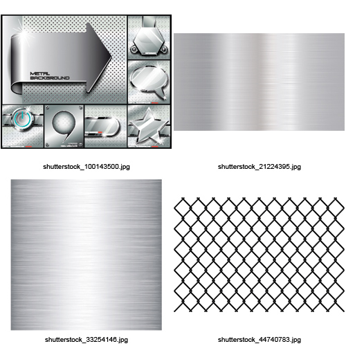 Amazing SS - Metal Backgrounds, 15xEPS