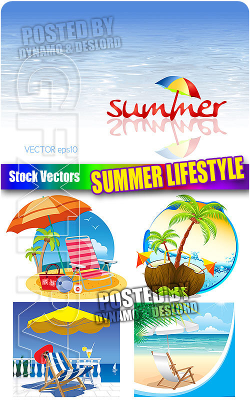 Summer lifestyle - Stock Vectors