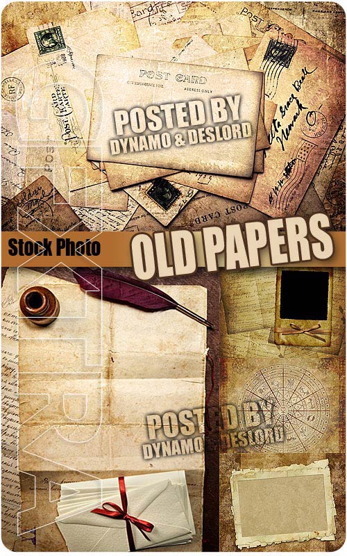 Old papers - UHQ Stock Photo