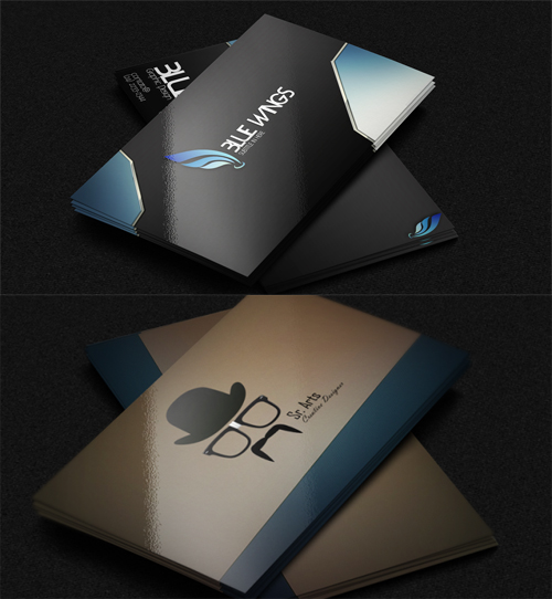 Blue Wings Business Cards