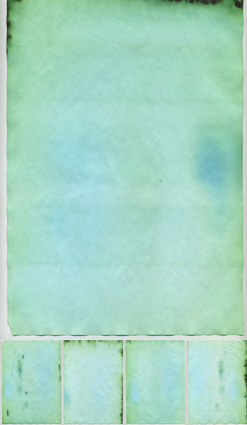 10 Original Hi-Res Fully Stained Paper Textures