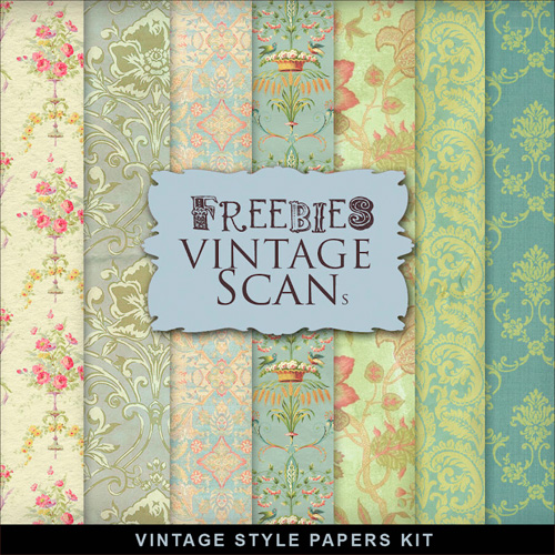 Textures - Old Vintage Backgrounds - Pink And Purpure Color Style With Flower Pattern 2