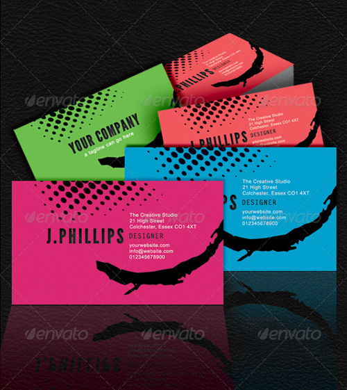 Bright Business Cards