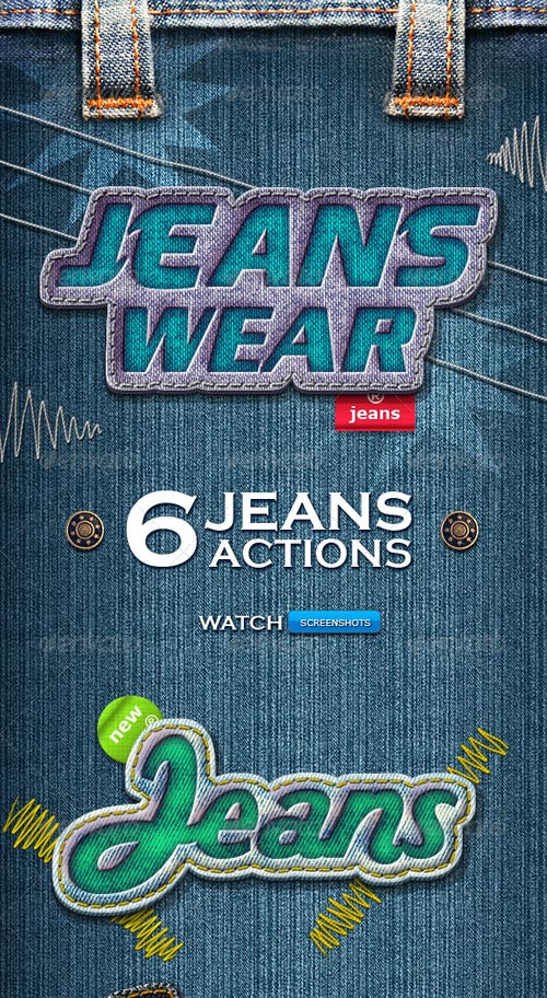 GraphicRiver - Jeans Stripe Actions