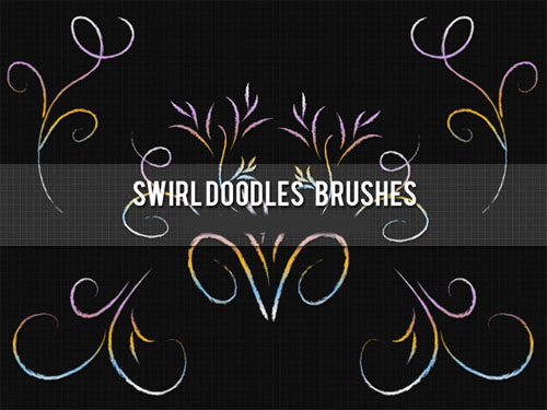 Swirl Doodles Brushes for Photoshop