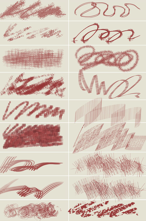 Chaotic Painting Brushes