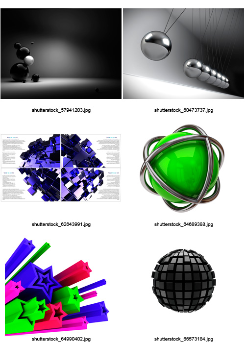 Amazing SS - 3D Abstraction & Objects, 25xJPGs