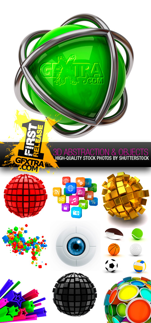 Amazing SS - 3D Abstraction &amp; Objects, 25xJPGs