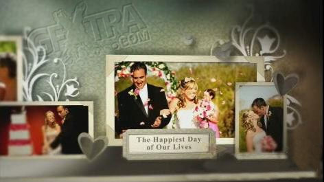 Revostock After Effects projects - Wedding Scrapbook