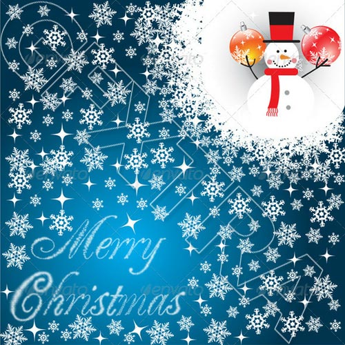 GraphicRiver - Marry Christmas background