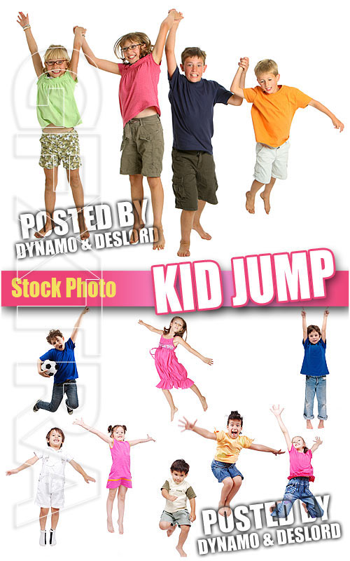 Kid jump - UHQ Stock Photo