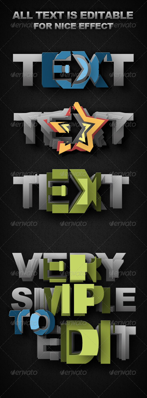 GraphicRiver - Smart-Object Text