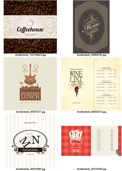 Amazing SS - Menu Templates 3, 25xEPS