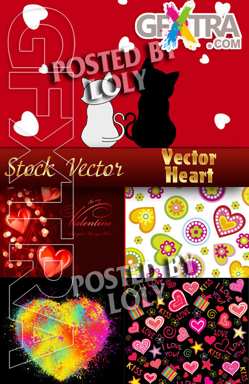 Vector Heart - Stock Vector