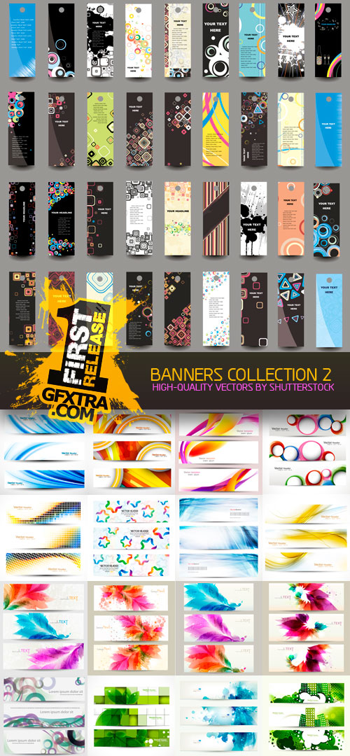 Amazing SS - Banners Collection 2, 25xEPS