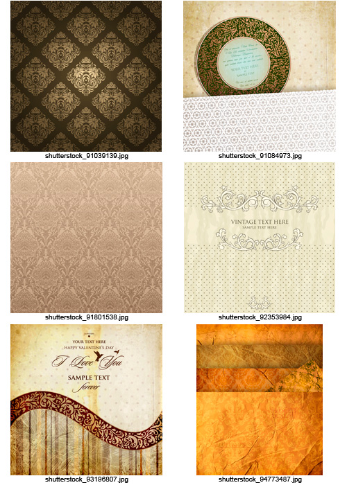 Amazing SS - Vintage &amp; Retro Backgrounds, 25xEPS