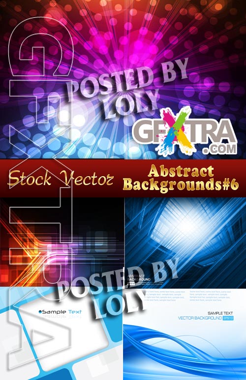 Vector Abstract Backgrounds #6 - Stock Vector