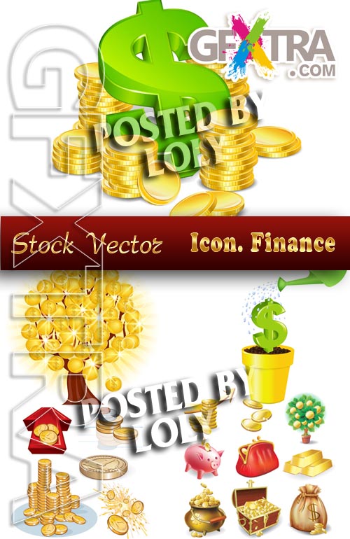 Icon. Finance - Stock Vector