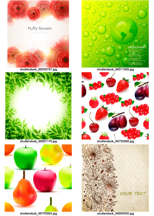 Amazing SS - Eco & Flower Backgrounds, 25xEPS Amazing SS - Eco & Flower Backgrounds, 25xEPS