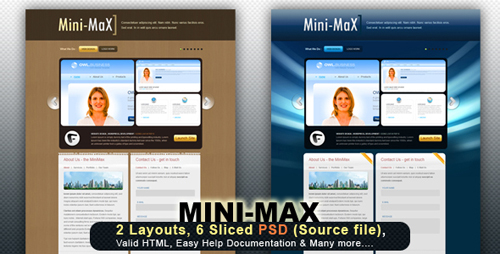ThemeForest - MiniMax - All in one - 2 layouts - FULL
