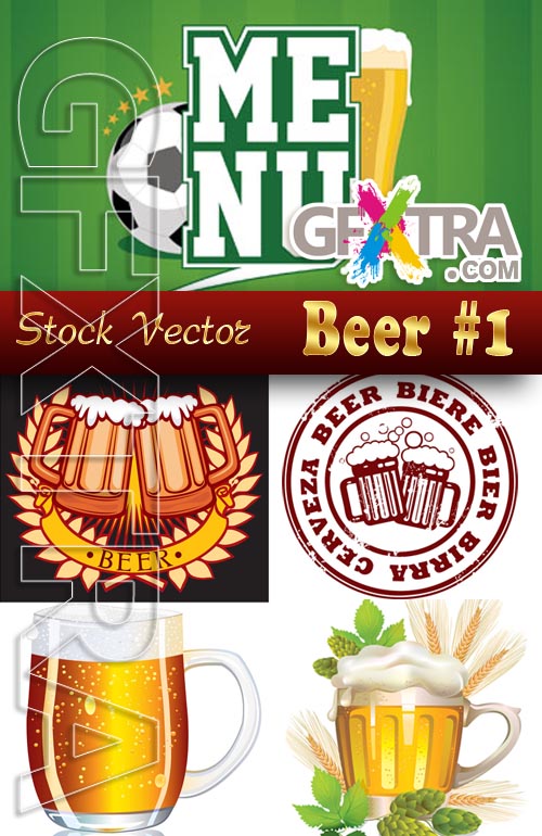 Beer #1 - Stock Vector