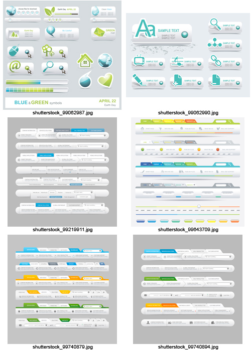 Amazing SS - Website Elements 2, 25xEPS
