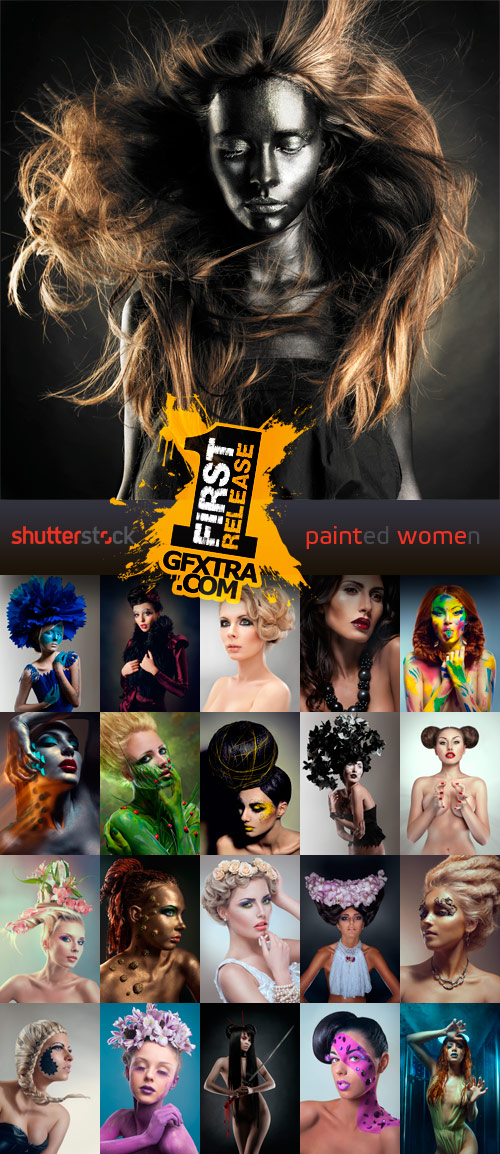 Amazing SS - Painted Women, 25xJPGs