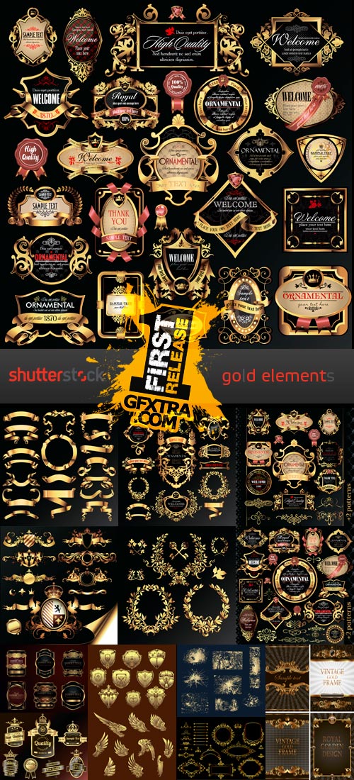 Amazing SS - Gold Elements, 25xEPS