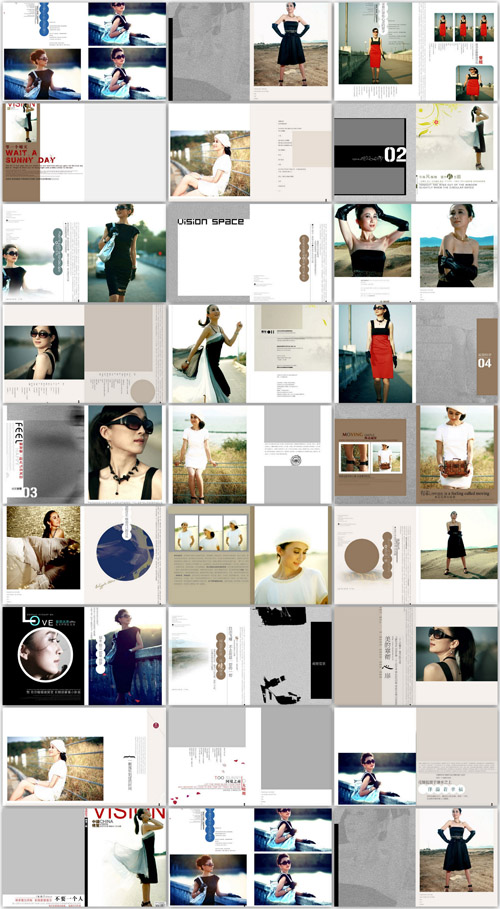 2011 youth dance series - the visual impression of the inter-page photo templates