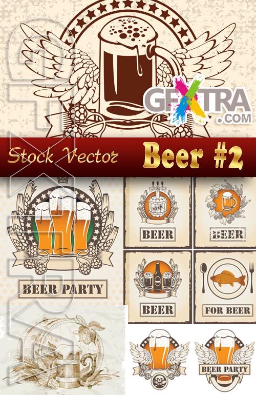 Beer #2 - Stock Vector