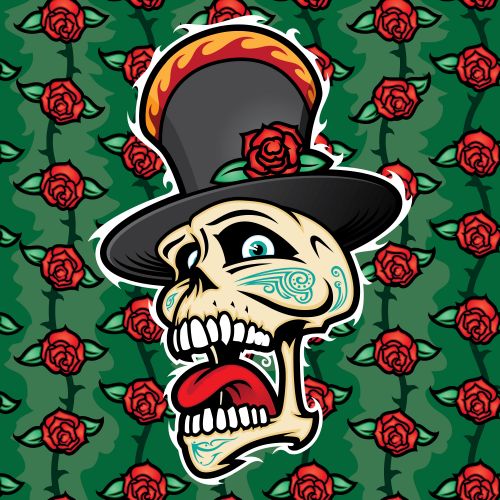 T-Shirt Skull Designs VI, 13xEPS