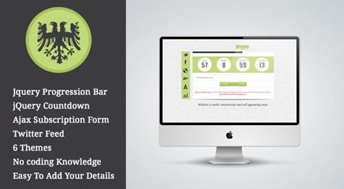 ThemeForest - Elegance The 2nd Under Construction Theme - RIP