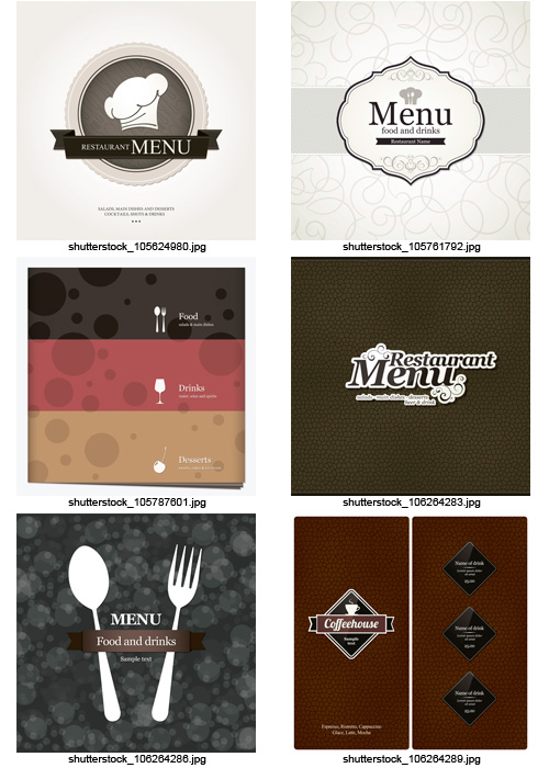 Amazing SS - Menu Templates 5, 25xEPS