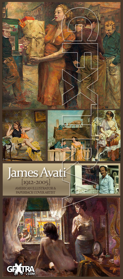 James Avati [1912-2005], American Illustrator & Paperback Cover Artist