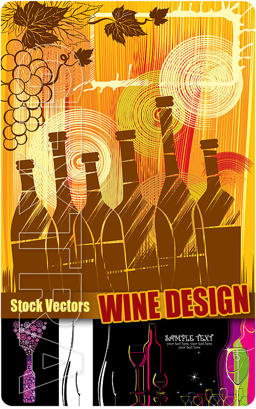Wine design - Stock Vectors