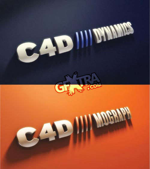 Metal Logo Type in Cinema 4D and Photoshop