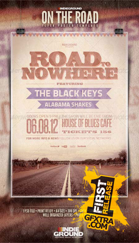 GraphicRiver On The Road Flyer/Poster Template