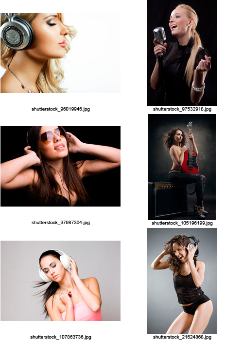 Amazing SS - Music Girls, 25xJPGs