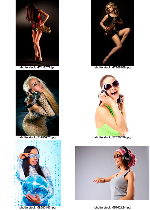 Amazing SS - Music Girls, 25xJPGs